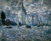 克劳德 莫奈 : The Boats: Regatta At Argenteuil